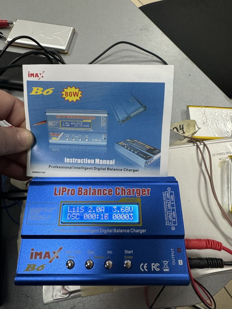 I MAX B6 80w зарядное b6 v3 sevenchipli-ion li-fe li-po pb nic cad