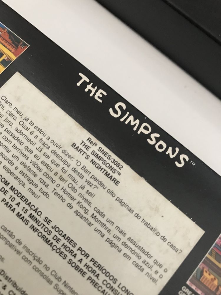 The Simpsons Bart’s Nightmare - SNES Super Nintendo