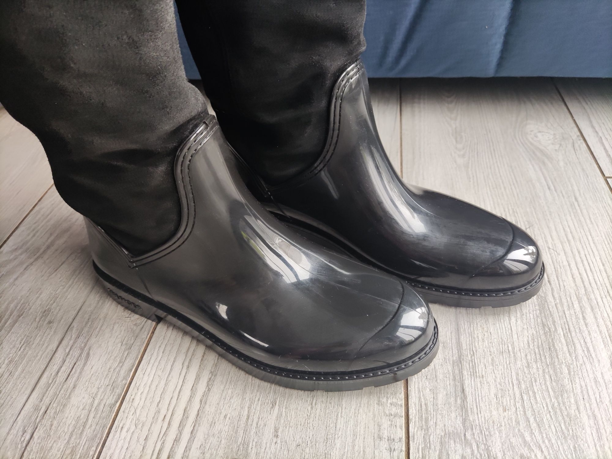Kalosze czarne Tommy Hilfiger 40