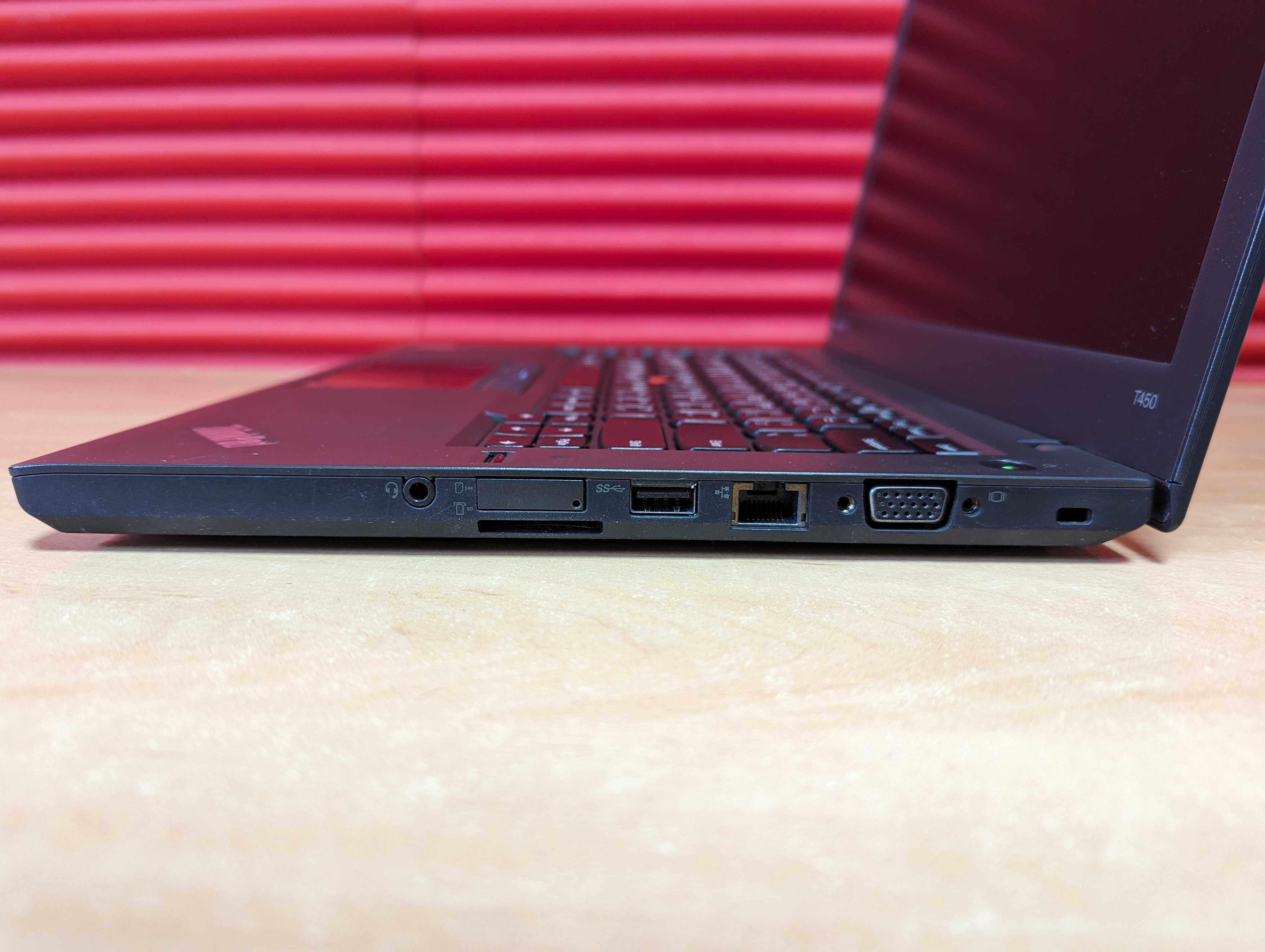 Ультрабук Lenovo ThinkPad T450 14'' Core i5 4300U/8GB/500GB/Гарантія!