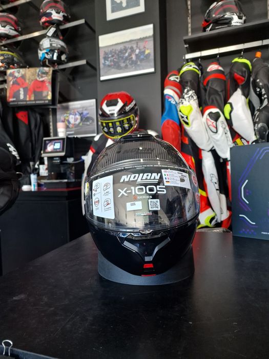 Kask Nolan X-1005 Ultra Carbon Puro '3XL Czarna szybka w zestawie!