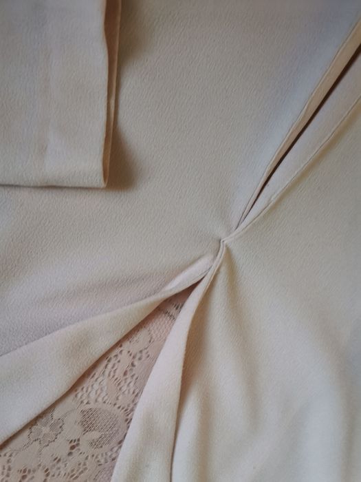 Różowy dłuższy płaszcz, rozmiar S