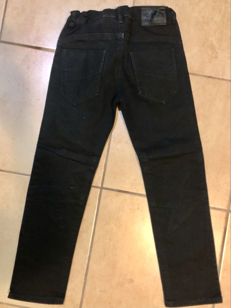 Spodnie czarne jeans H&M rozm. 134