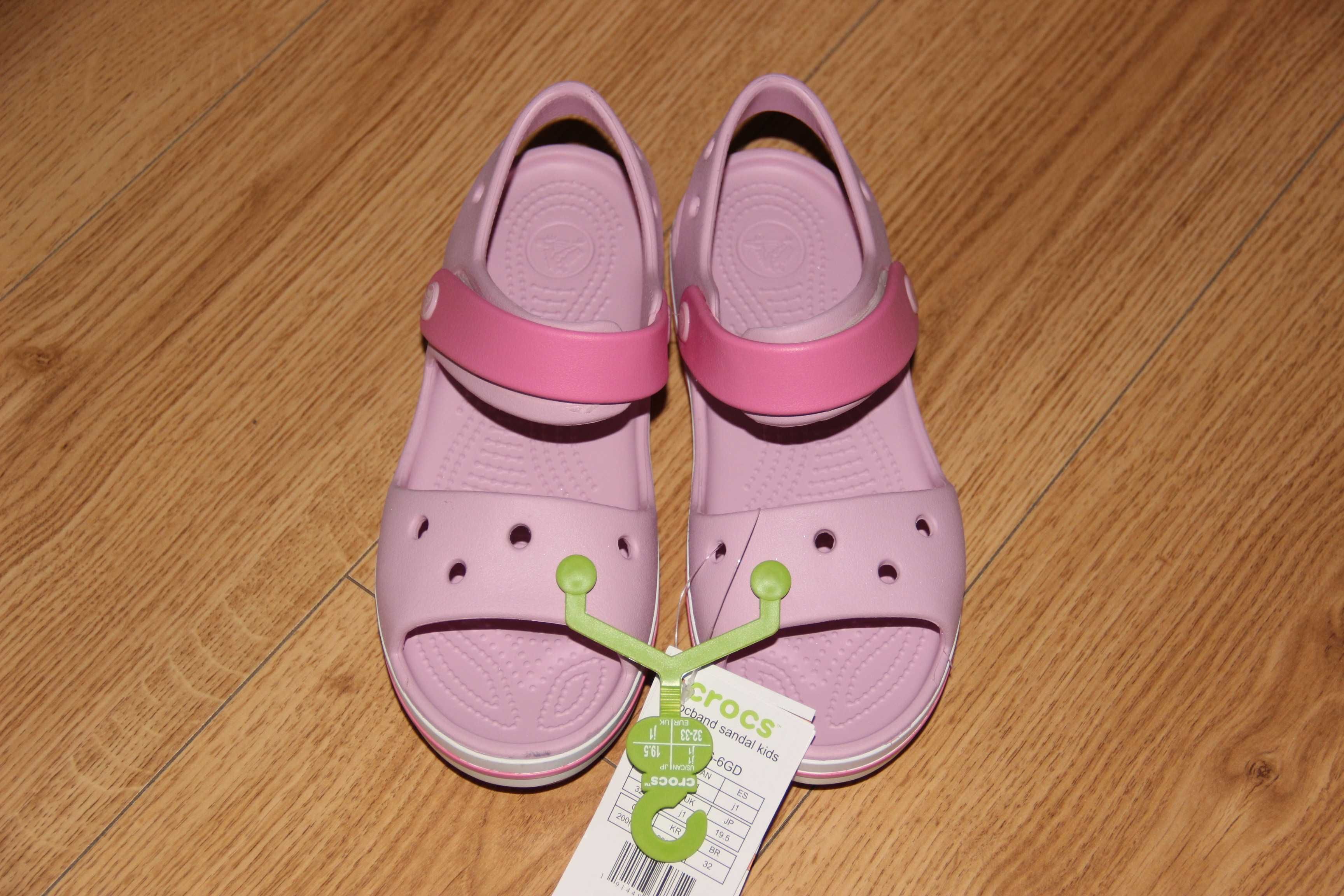 Дитячі босоніжки сандалі Crocs Crocband крокси  j3 Оригінал