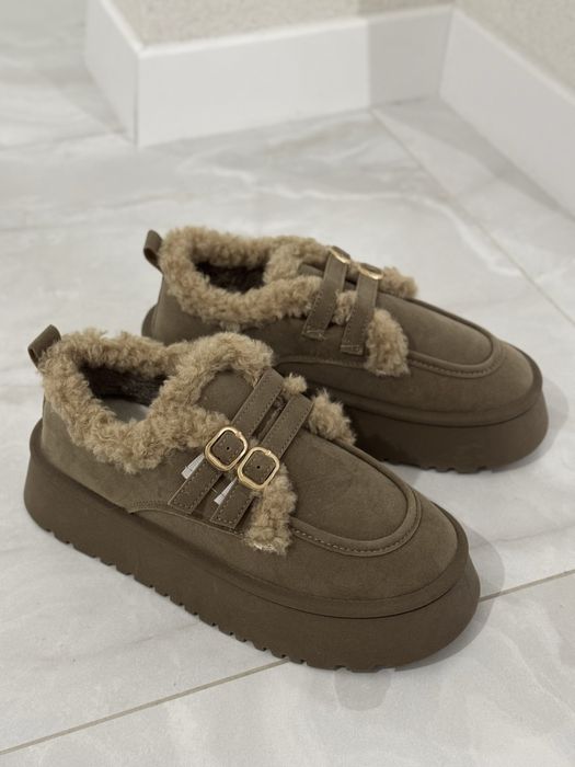 Угги, лофери зимові на платформі