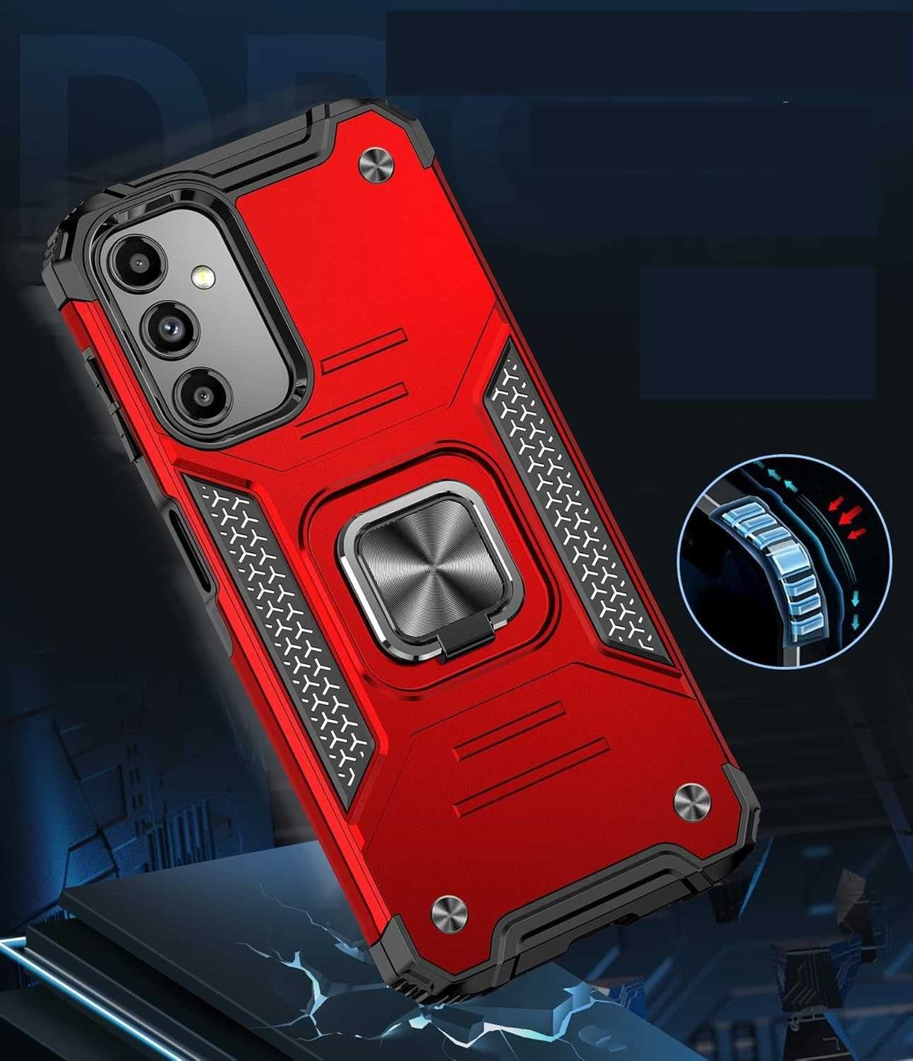 Etui Pancerne do Samsung Galaxy A14 4G / A14 5G + Szkło Hartowane