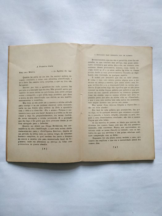 Livro A Educação Nazi Descrita Por Um Alemão de 1943