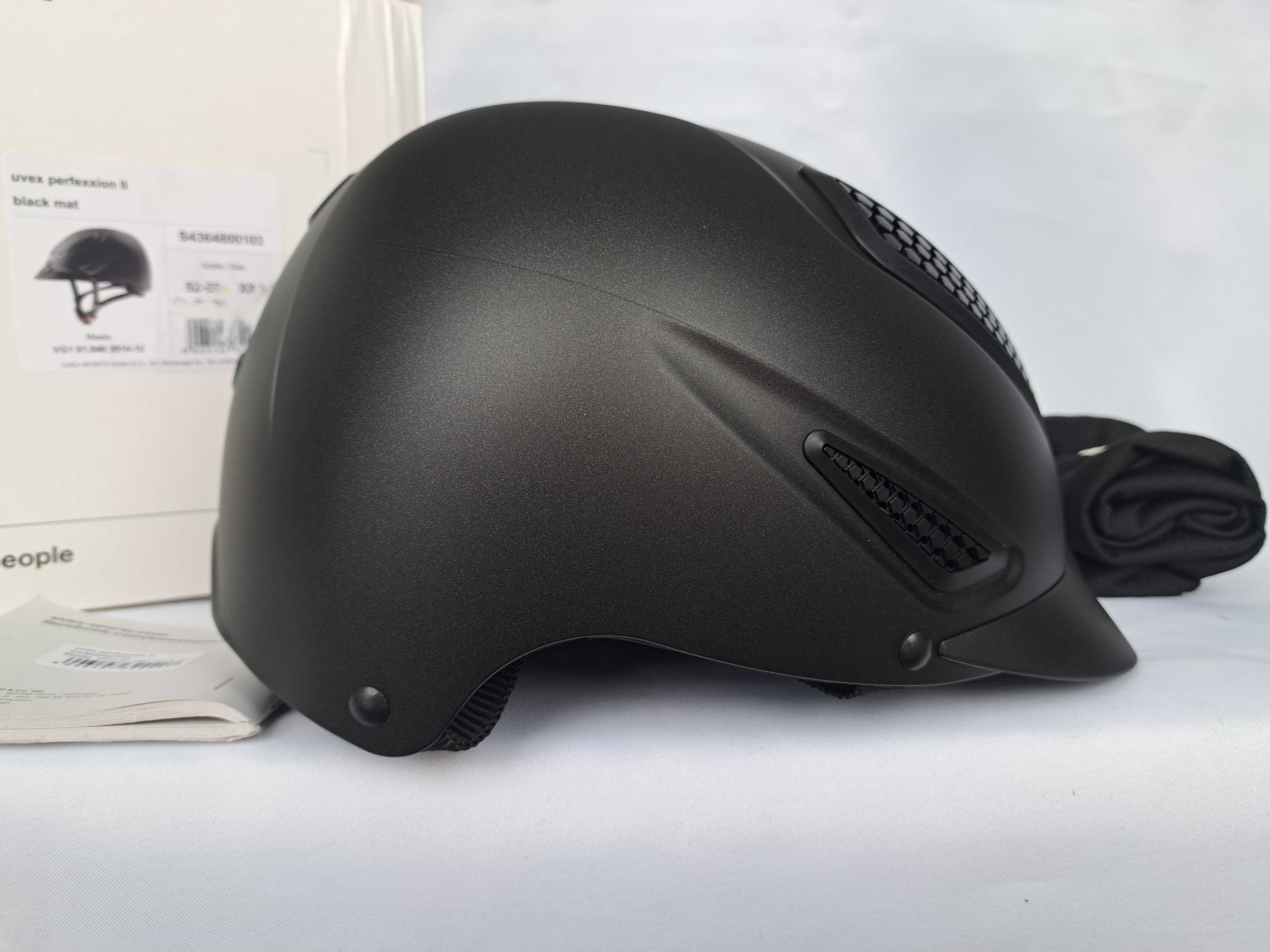 Kask jeździecki toczek Uvex Perfexxion II Black Matt XXS-S 52-55cm
