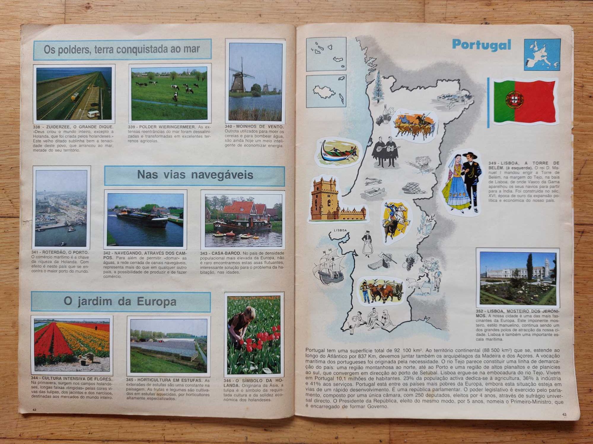 Caderneta de cromos "Europa" - Completa