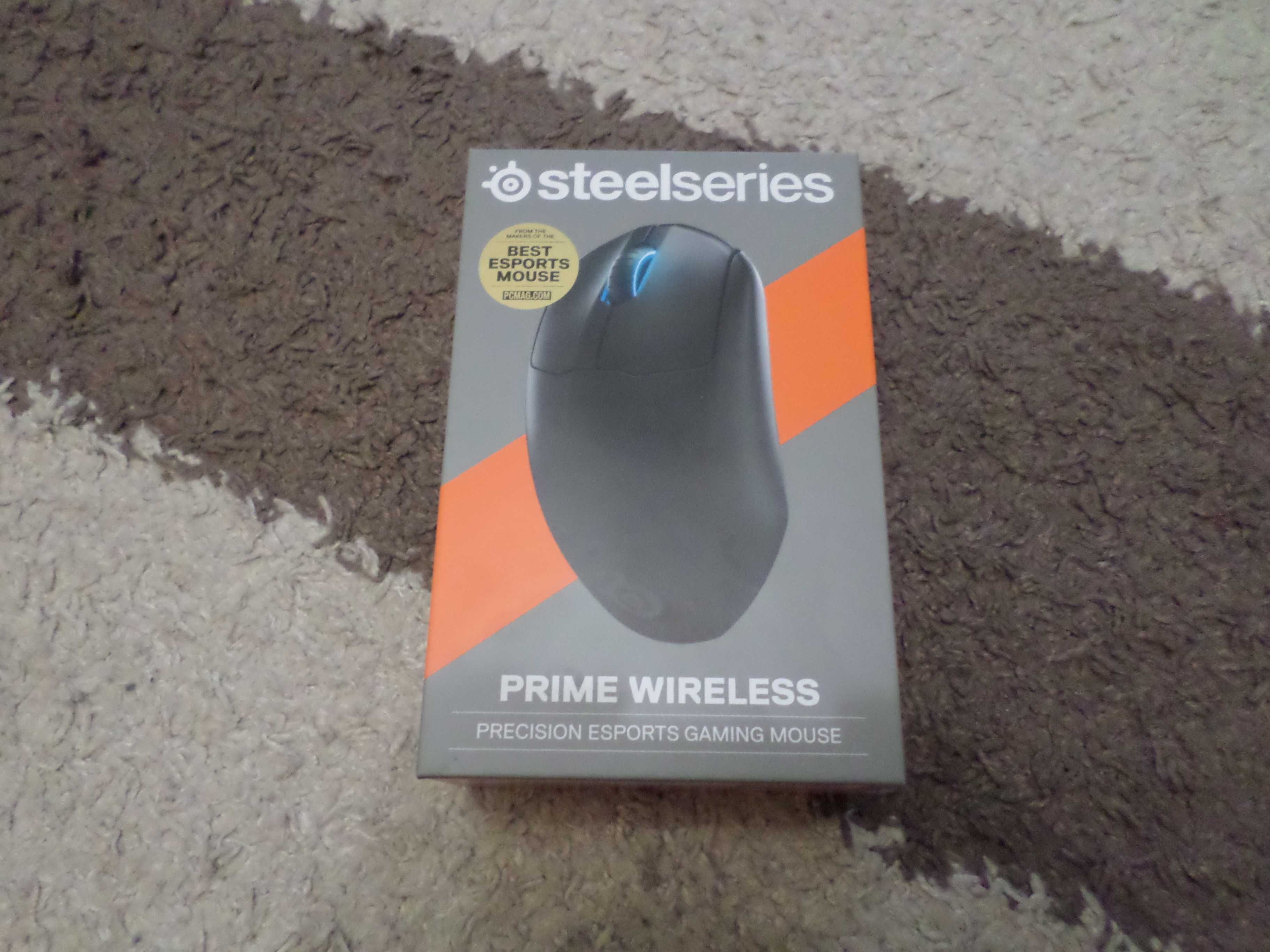 Мышь беспроводная игровая SteelSeries Prime Wireless Black (62593)