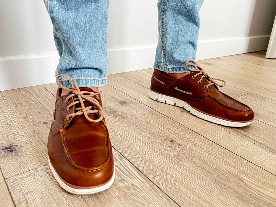 Skórzane mokasyny Timberland