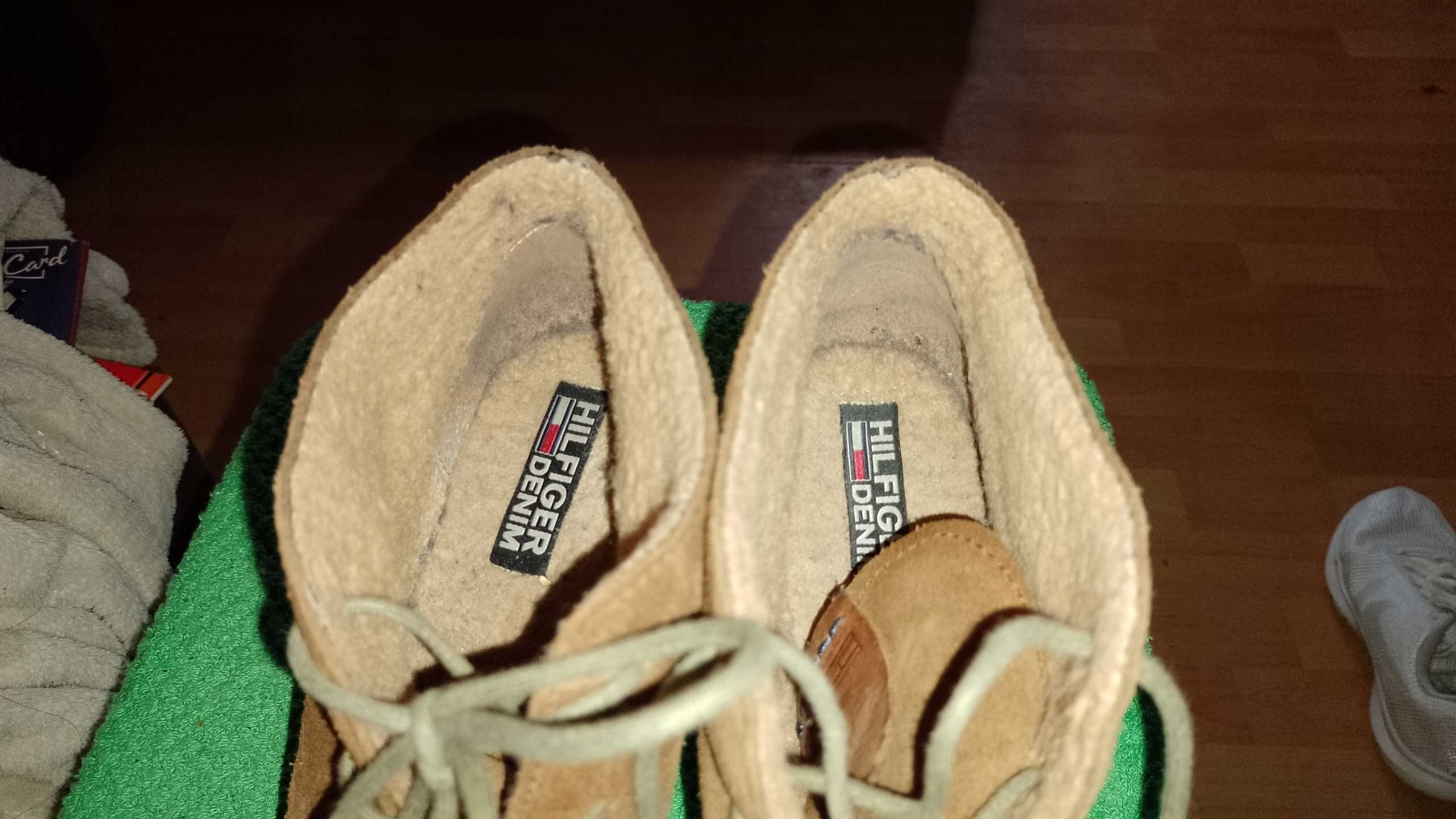 Ocieplane botki TOMMY HILFIGER GILL 1 r.40 skóra stan bardzo dobry