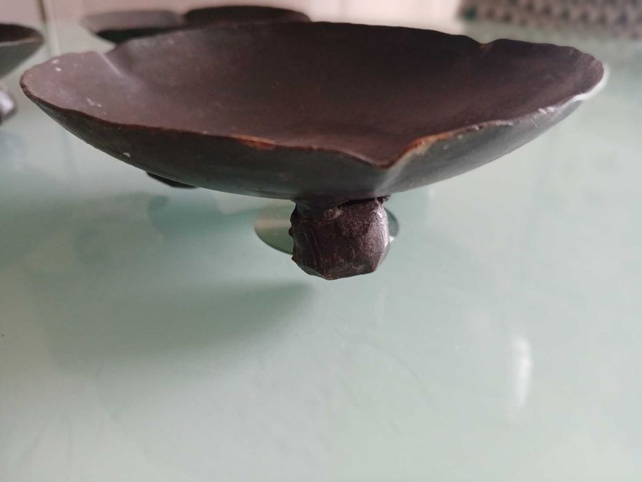 Suportes Rústicos para Velas em Ferro Forjado