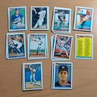 Lote 45 Cartas Topps de basebol vintage 1991