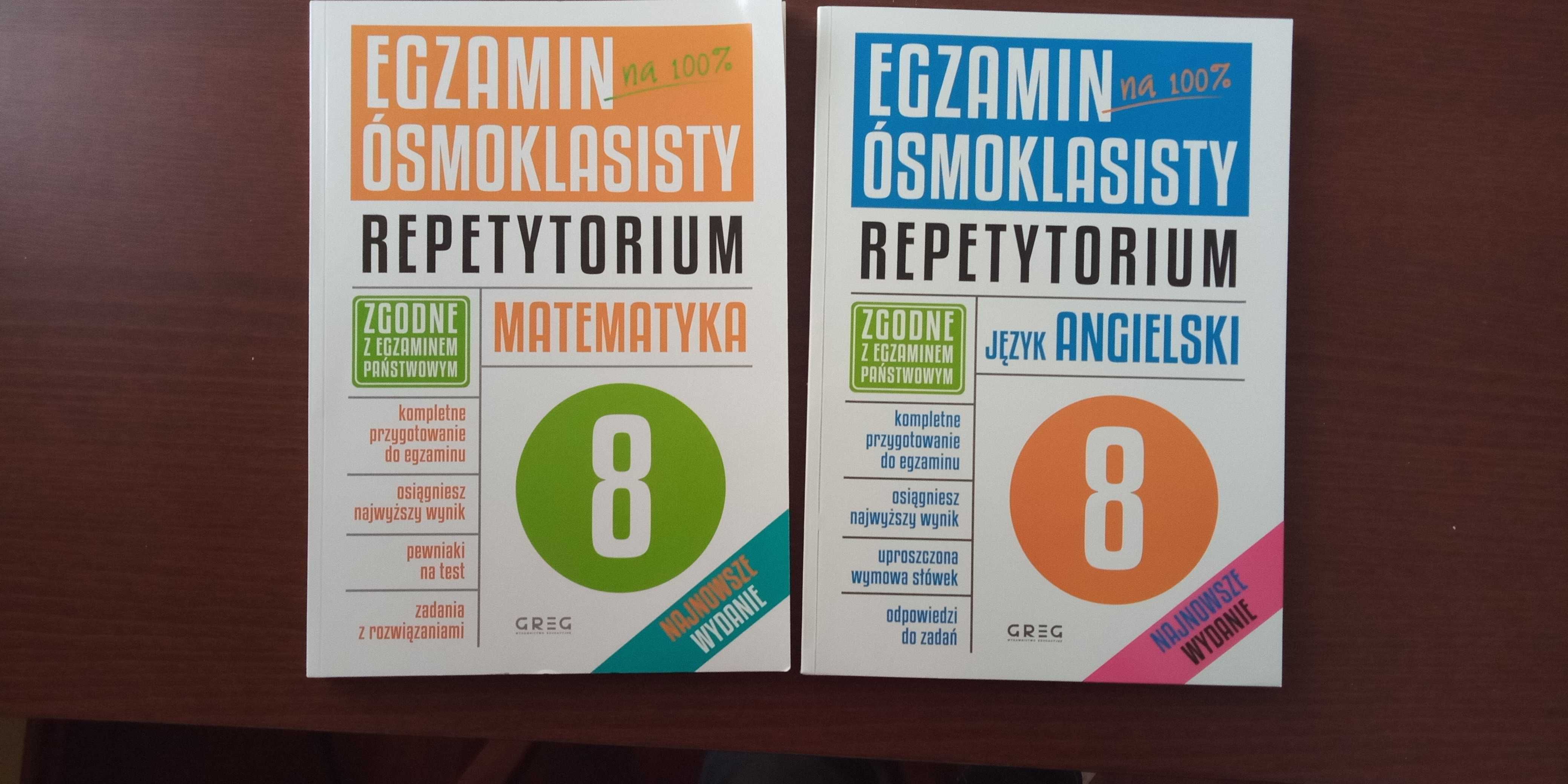 Repetytorium Egzamin ósmoklasisty Język angielski, wyd. Greg