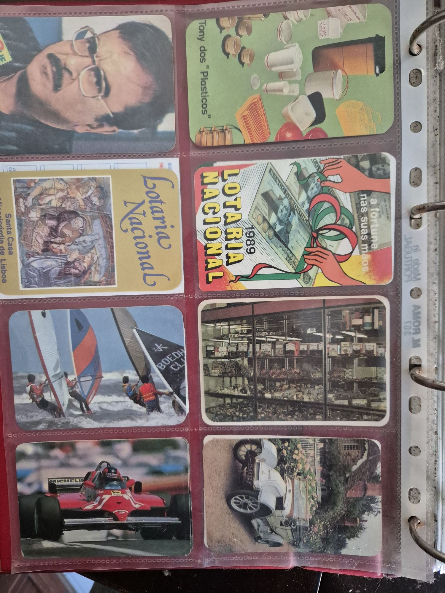 Coleção de calendários de bolso