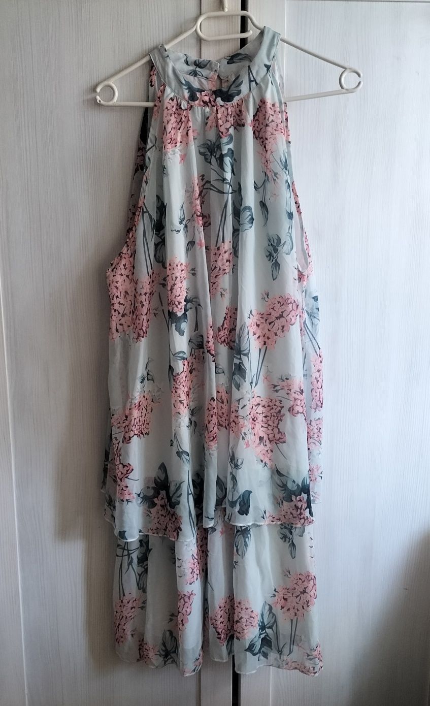 Letnia zwiewna sukienka w kwiaty Shein