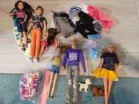 Barbie, Ken, Skipper, Chelsea, pieski i inne + ubranka, buty