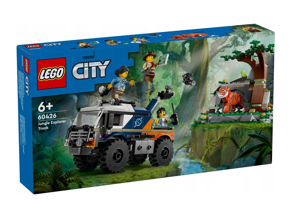 LEGO City 60426 Terenówka badacza dżungli