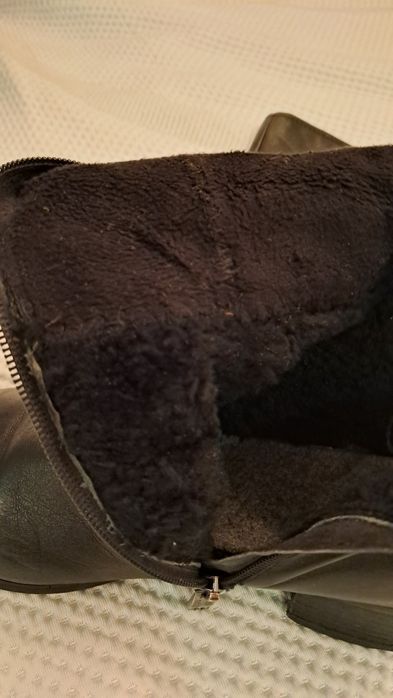 Чоботи зимові. Високі.  Чорні