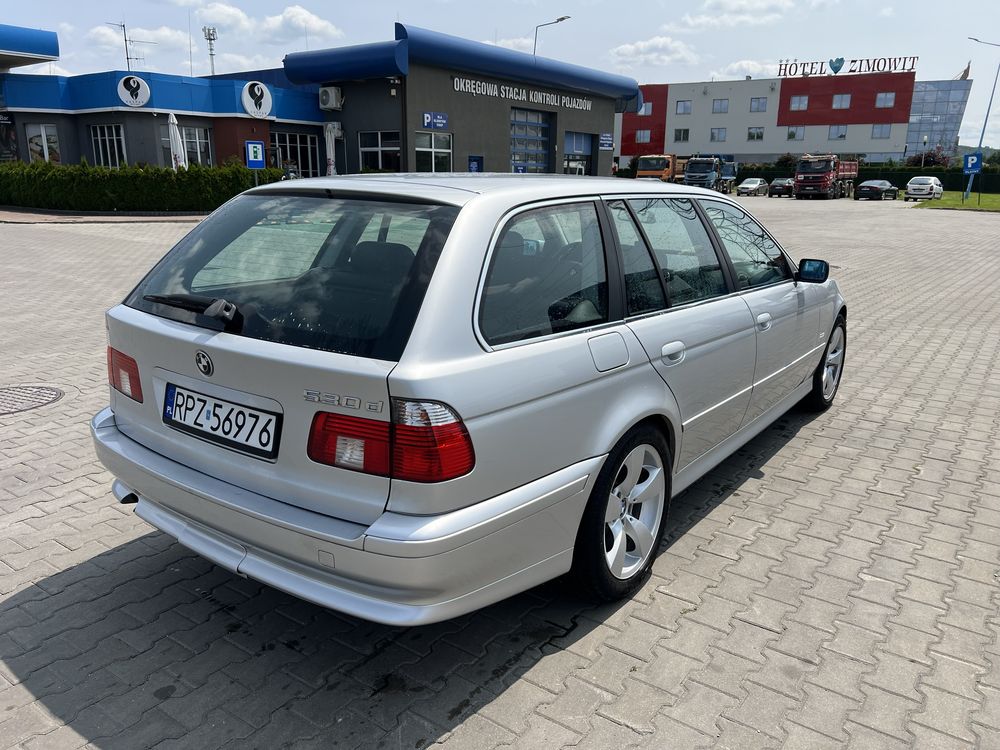 BMW e39 530d stan perfekcyjny! ZERO rdzy. Automat, hak doczepiany