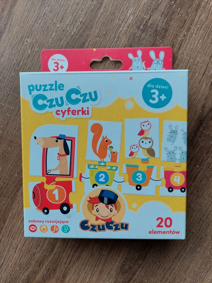 Puzzle CzuCzu cyferki 3+