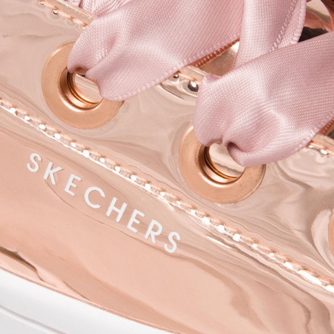 Кеды кроссовки сникерсы мартенсы Skechers розовое золото