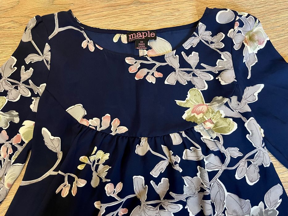 Шифонова блуза кофтинка для вагітних