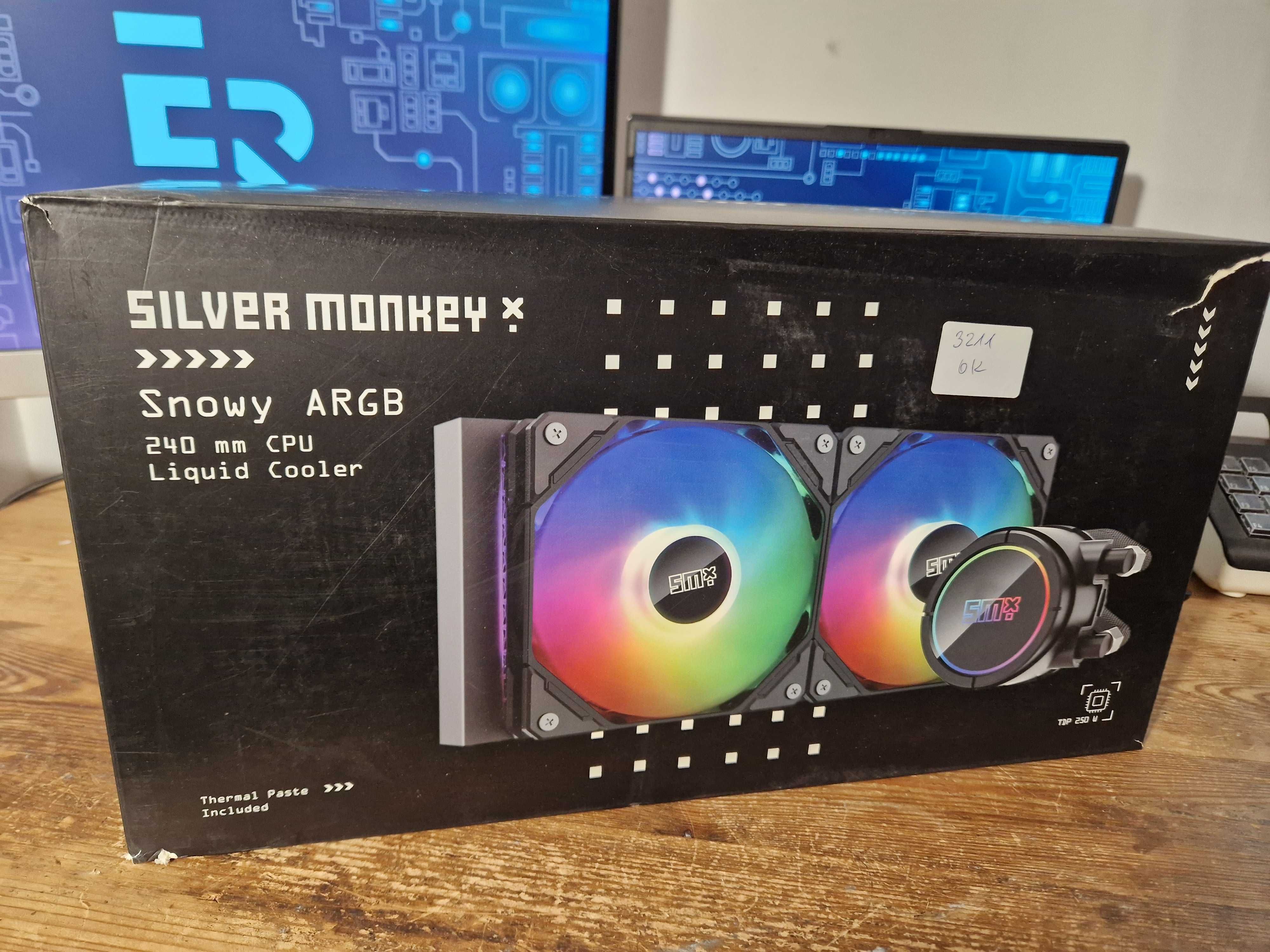Chłodzenie wodne Silver Monkey X SNOWY ARGB 240 (3211)