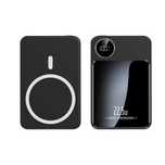 POWERBANK bezprzewodowy | LED czarny 22.5W 15W QI USB USB-C | HIT