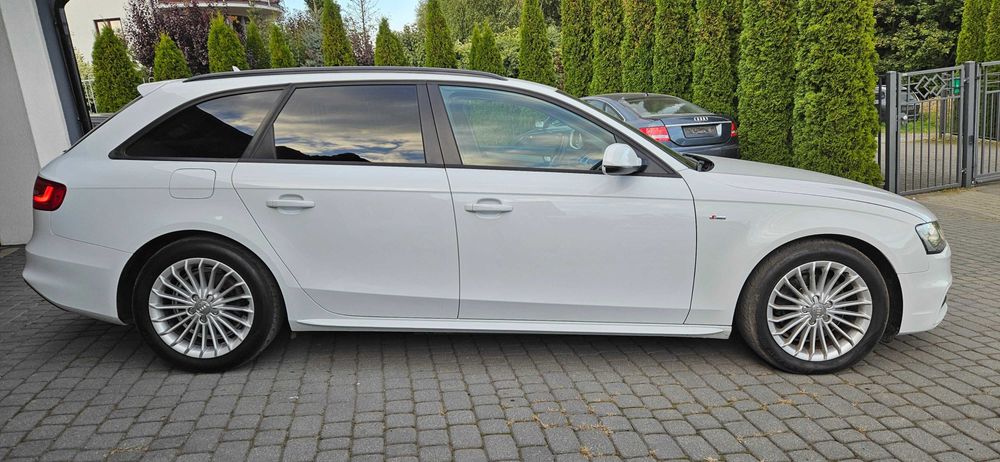 A4 B8 2015r. 2.0 TDI 150KM 190tys km S-LINE Biała Perła PIĘKNA!!!