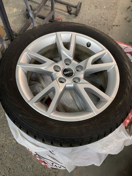 Диски  Audi,Skoda,Vw, зимняя резина  r17