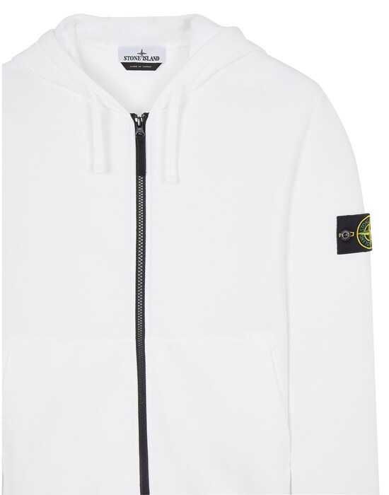 Худі STONE ISLAND 64220 (64251) Zip Hooded Sweatshirt White