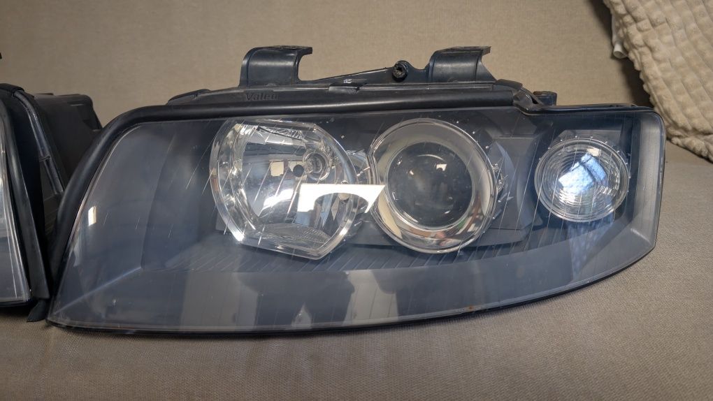 Lampy przednie bixenon audi a4 b6 zabezpieczone ppf.
