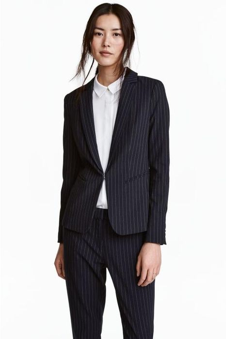 Піджак h&m блейзер в полоску смужку s