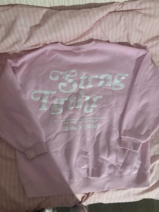 Женское розовое худи