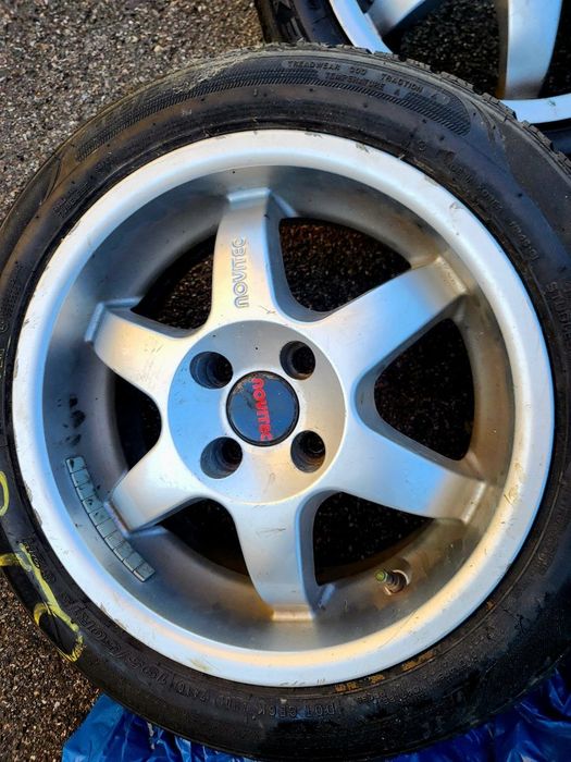 Felgi INTRA NOVITEC 15 cali 4x100 z iponami zima 195/50