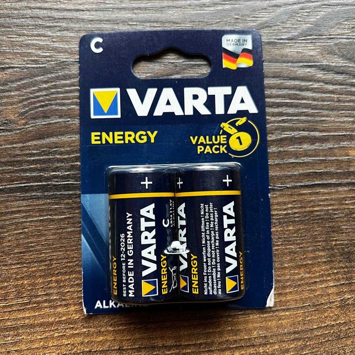 Батарейки Varta C LR14 Energy 2шт