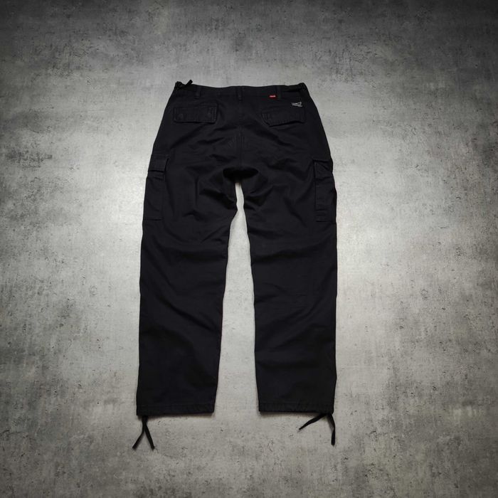 MĘSKIE Spodnie Cargo Kieszenie Bojówki Levis PREMIUM Ciemny Granat