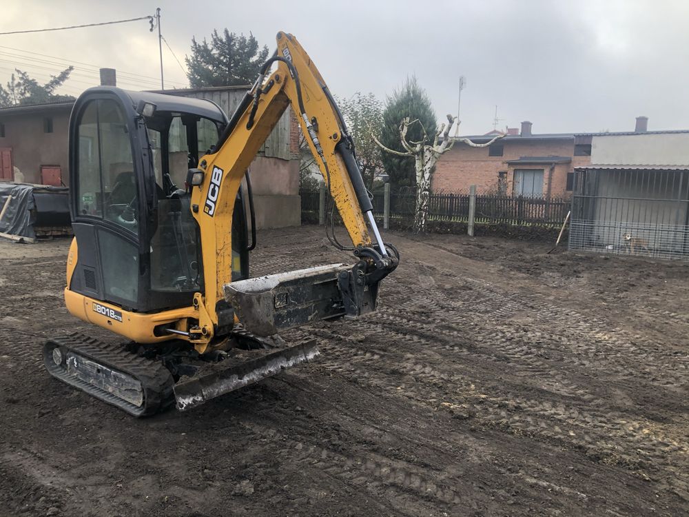 Wynajem Minikoparka Koparka JCB 8018 CTS