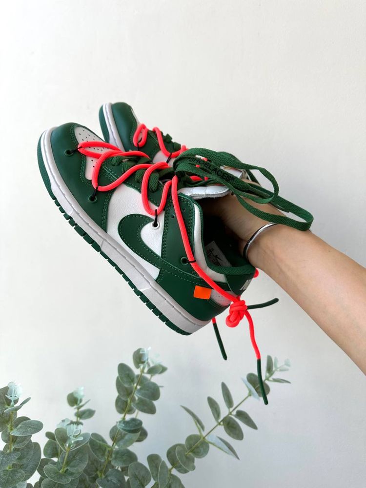 Sneakersy Nike Sb Dunk x Off White green