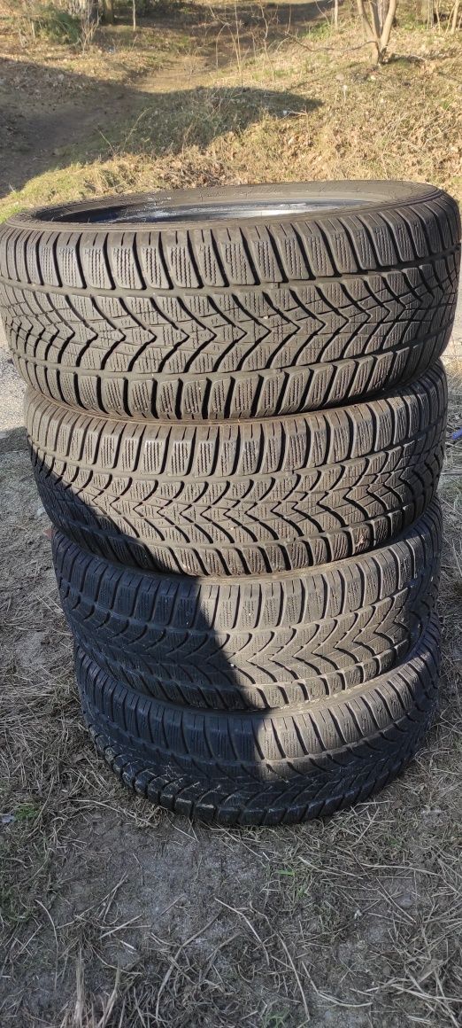 Opony zimowe z 2015r 5mm 205/55/16 Dunlop 7N8,2N6 wysyłka