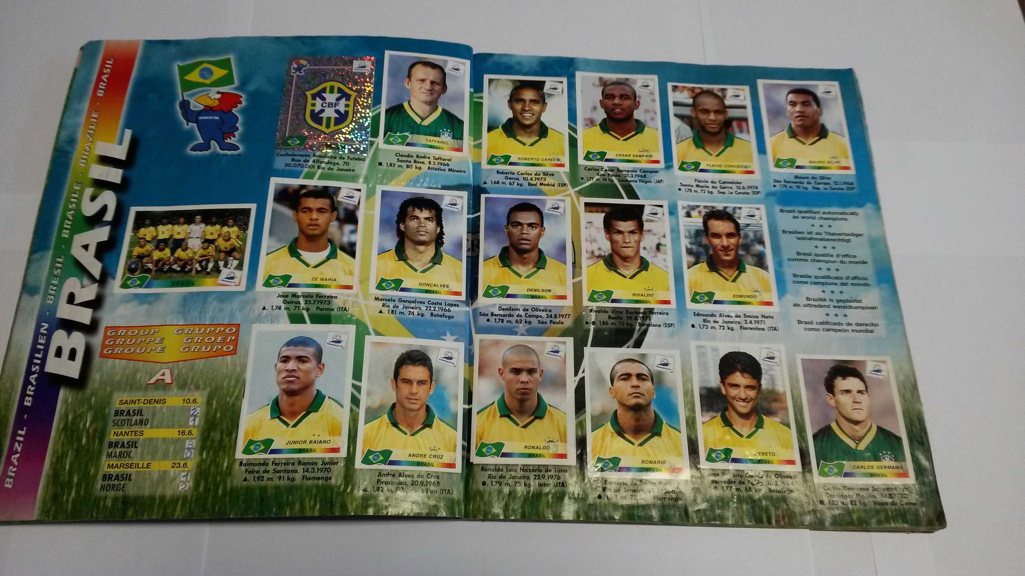 Album Panini World Cup France 98 - unikat, skarb dla kolekcjonerów