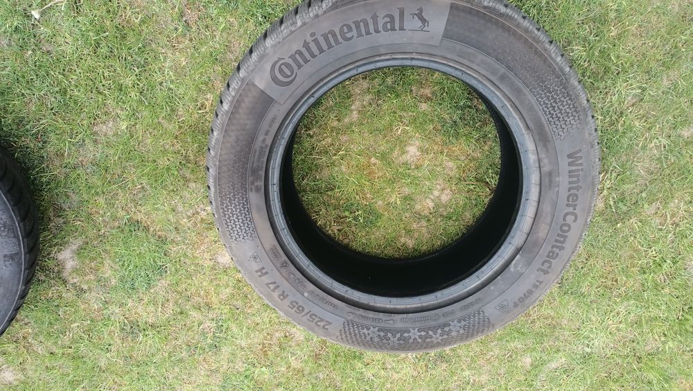Opony zimowe 17 225/65/17 Continental 8mm okazja