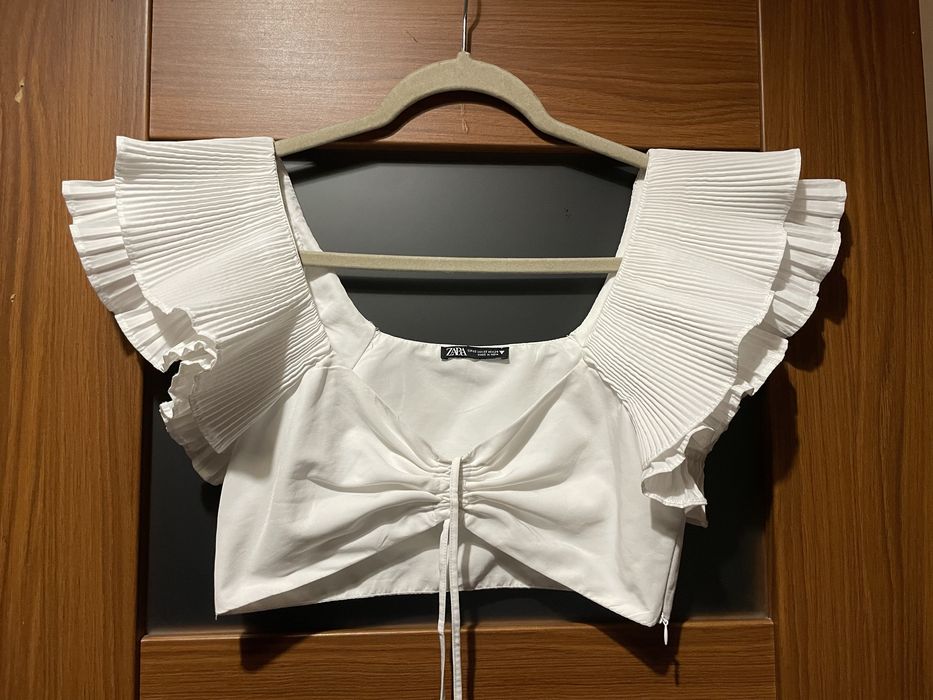 Bluzka crop top zara