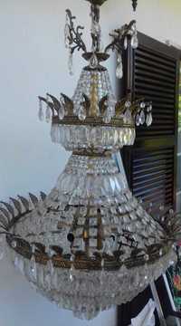 Lustre em cristal vintage