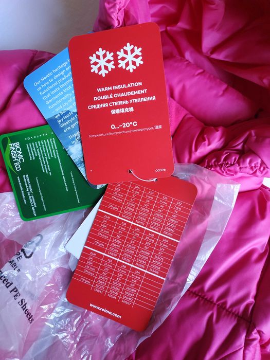 Зимняя курточка новая куртка Reima Malla 104