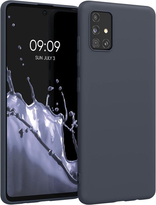 kwmobile etui do samsung galaxy a51 miękkie ochronne silikonowe