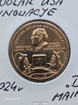 1 Dolar USA 2024 r. men. "D" Innowacje - stan Maine - Defibrylator