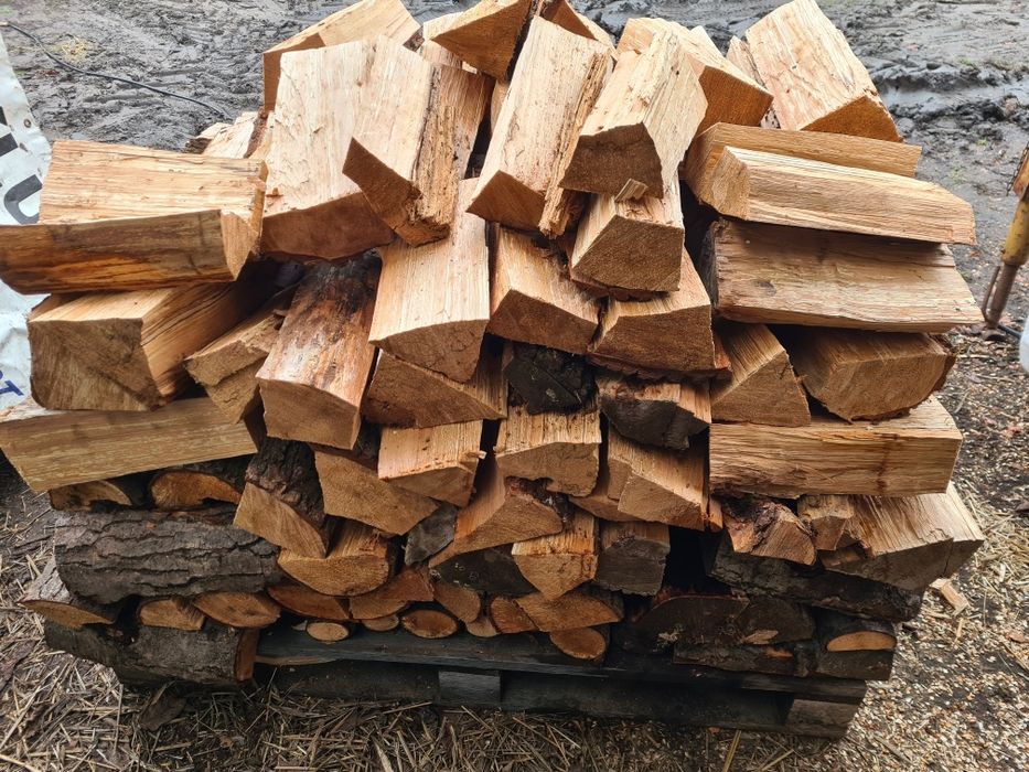 Drewno opałowe kominkowe sosna brzoza wiąz dąb olcha zrzyny dębowe